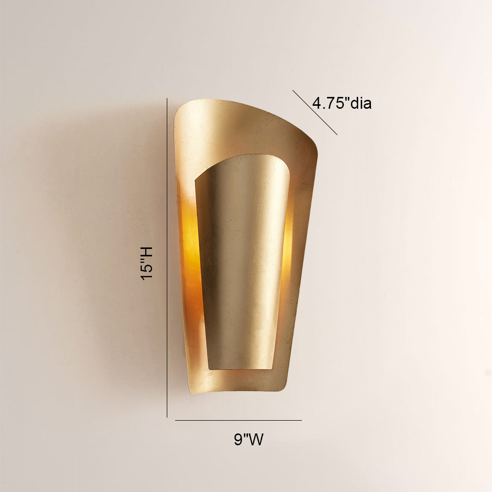Stella Modern Brass Wall Sconce - XYlight