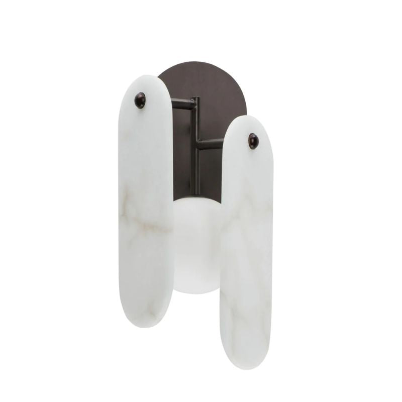 Studio M Alabaster Megalith Wall Sconce - XYlight