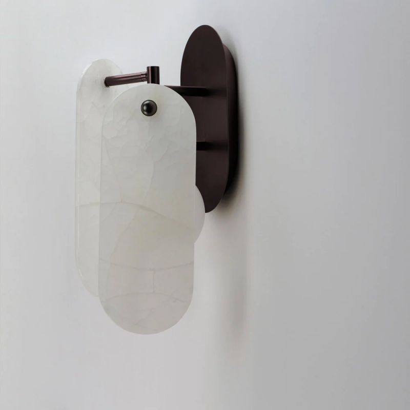 Studio M Alabaster Megalith Wall Sconce - XYlight