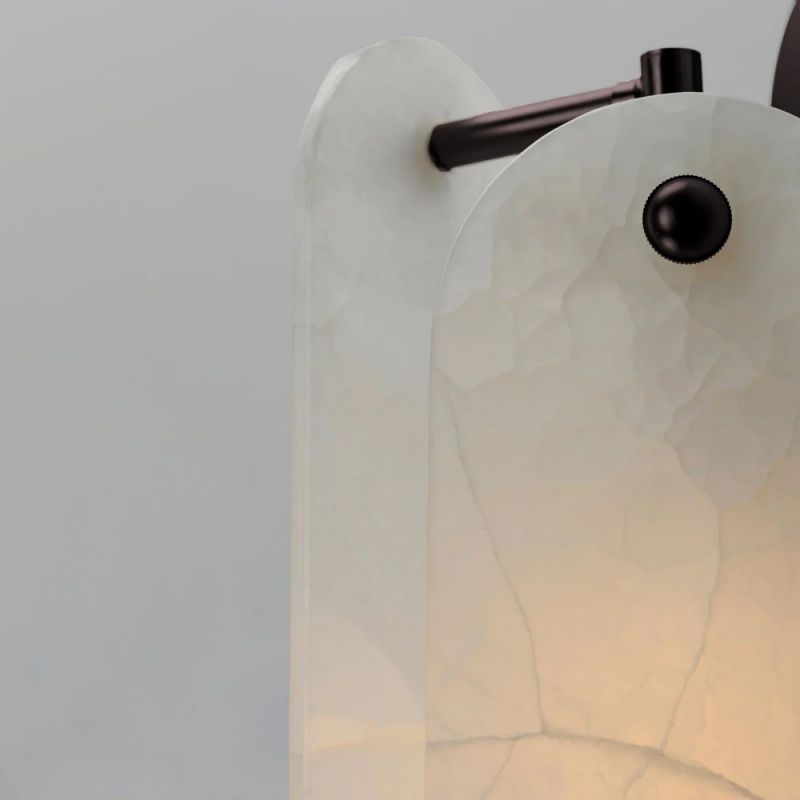 Studio M Alabaster Megalith Wall Sconce - XYlight
