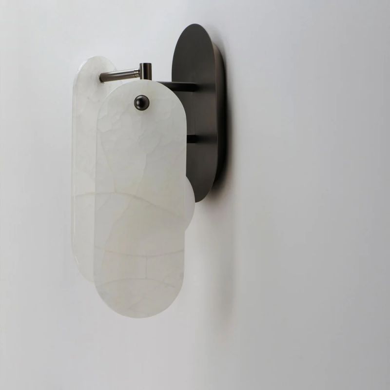 Studio M Alabaster Megalith Wall Sconce - XYlight
