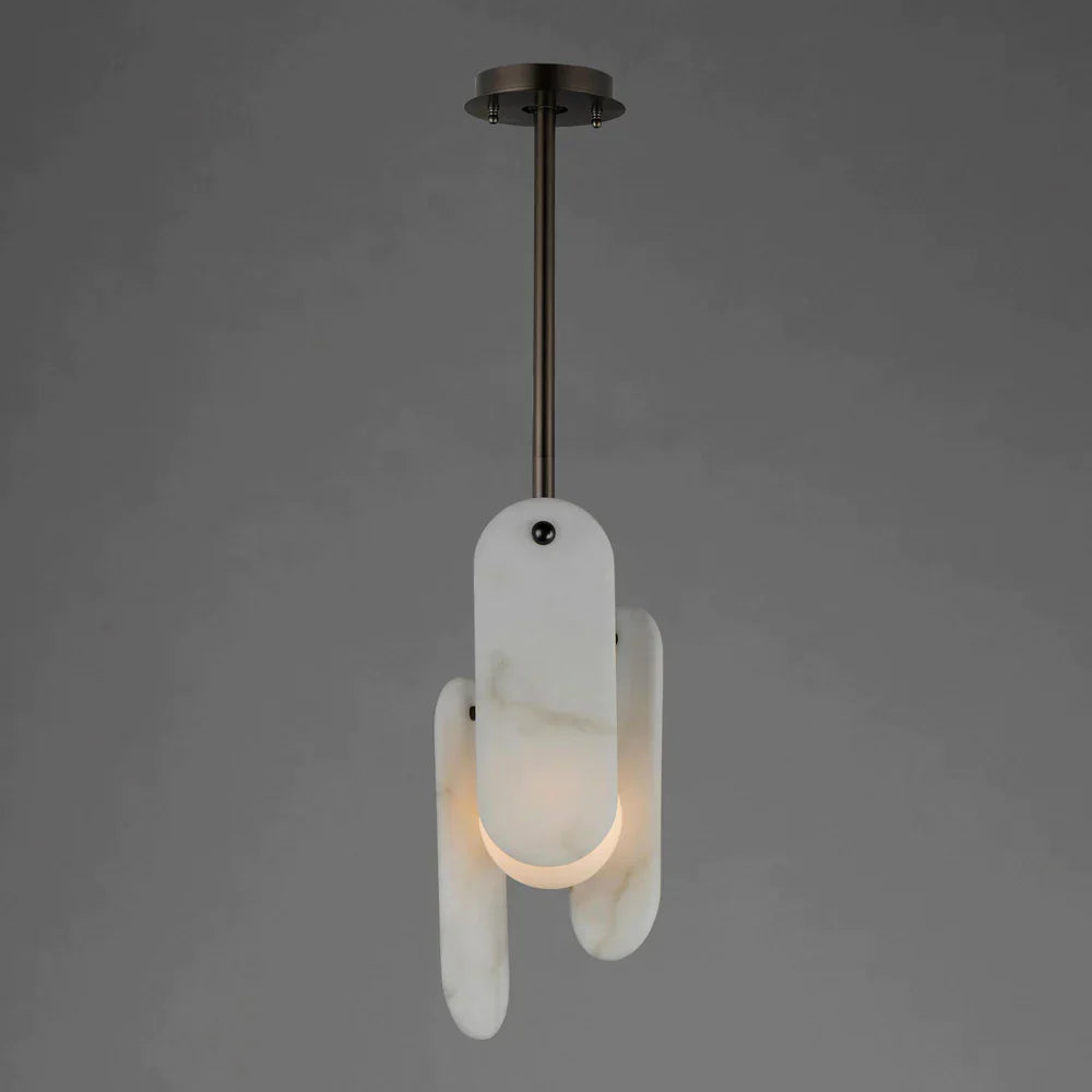 Studio M Alabaster Megalith Single Pendant - XYlight