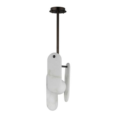 Studio M Alabaster Megalith Single Pendant - XYlight
