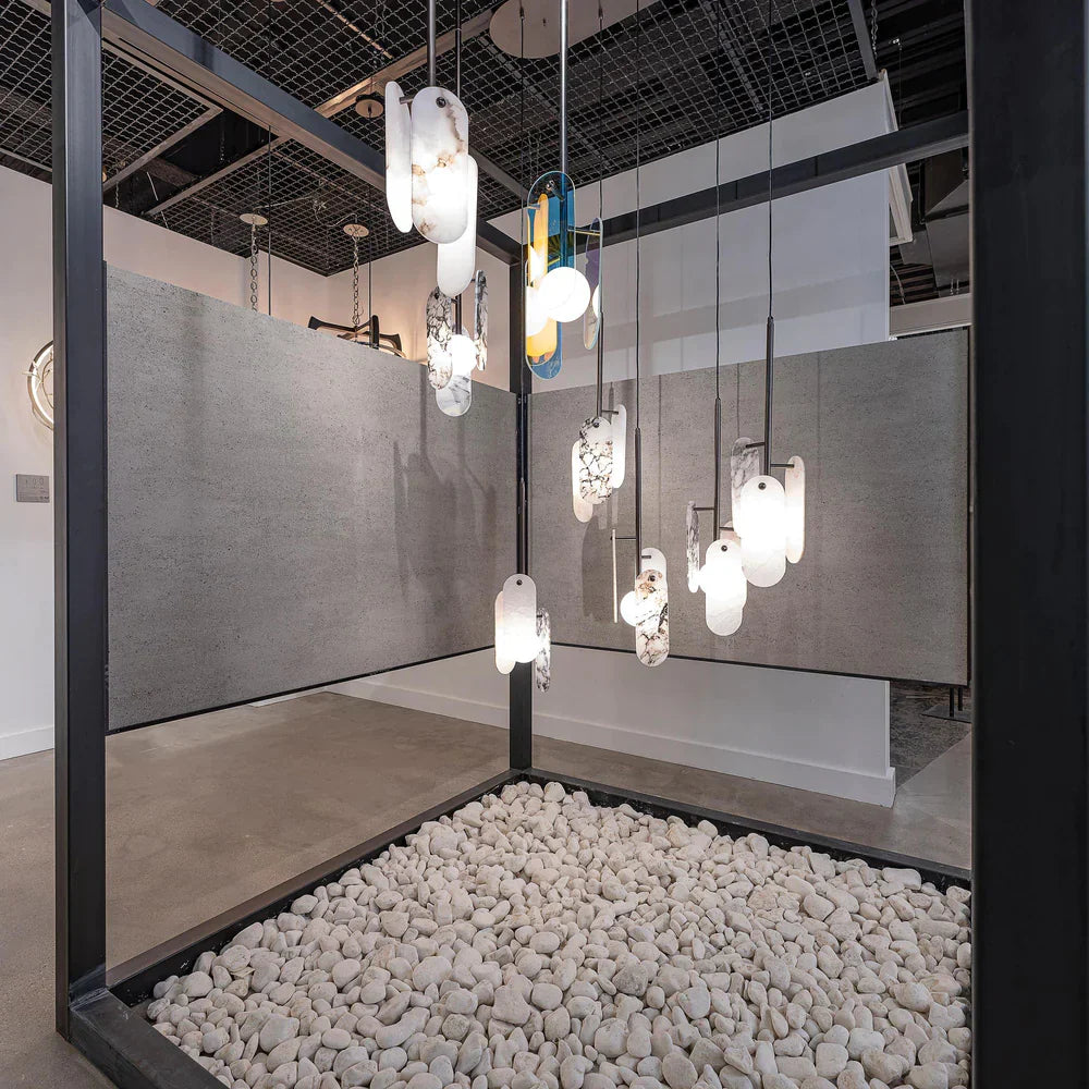Studio M Alabaster Megalith Single Pendant - XYlight