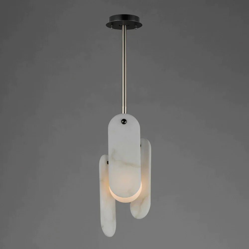 Studio M Alabaster Megalith Single Pendant - XYlight