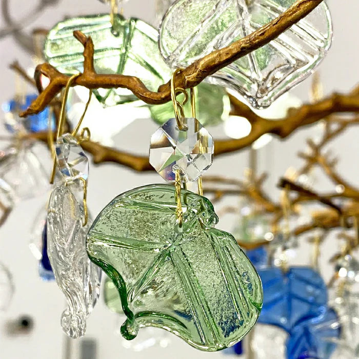 Stylish Colored Glaze Flower Crystal Chandelier - XYlight