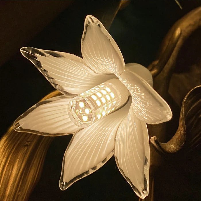 Stylish Colored Glaze Flower Crystal Chandelier - XYlight