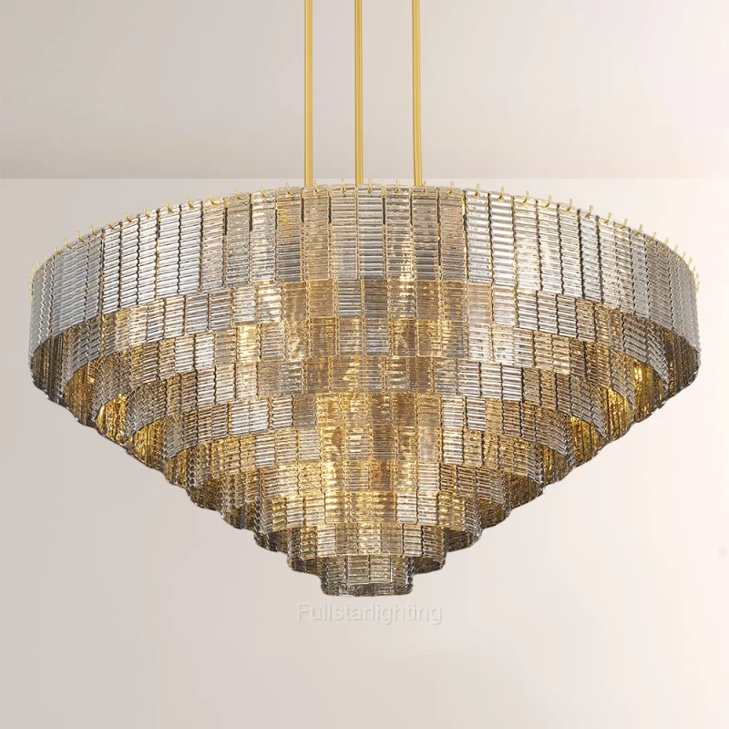 Tanorlen Smoke Round Chandelier
