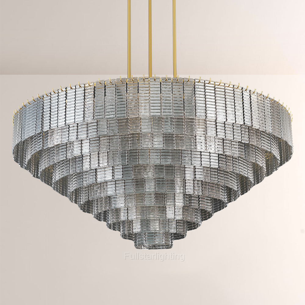 Tanorlen Smoke Round Chandelier - XYlight