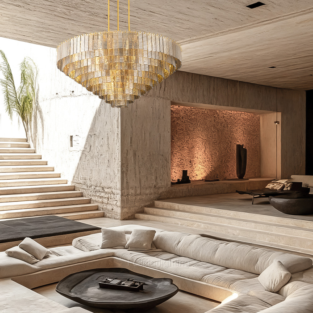 Tanorlen Smoke Round Chandelier - XYlight