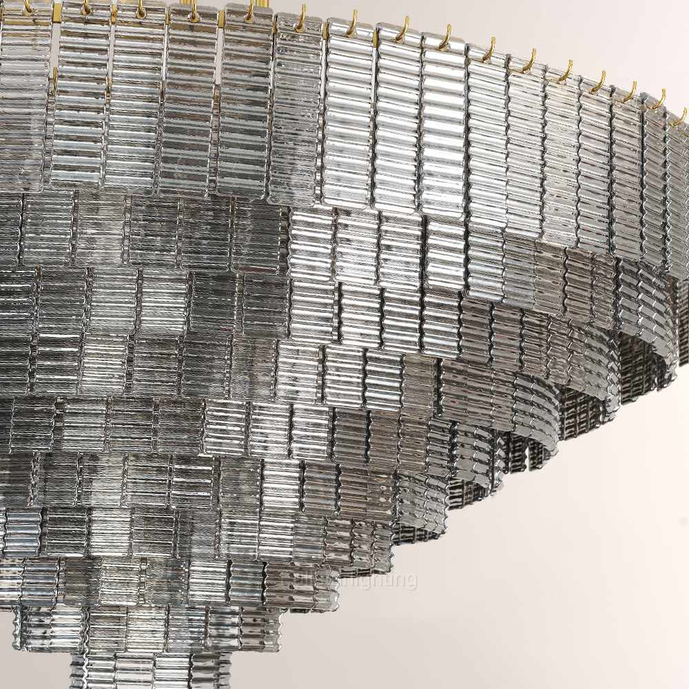 Tanorlen Smoke Round Chandelier - XYlight
