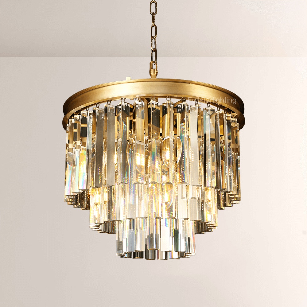 Velmado 1920s-Style Round Chandelier - XYlight