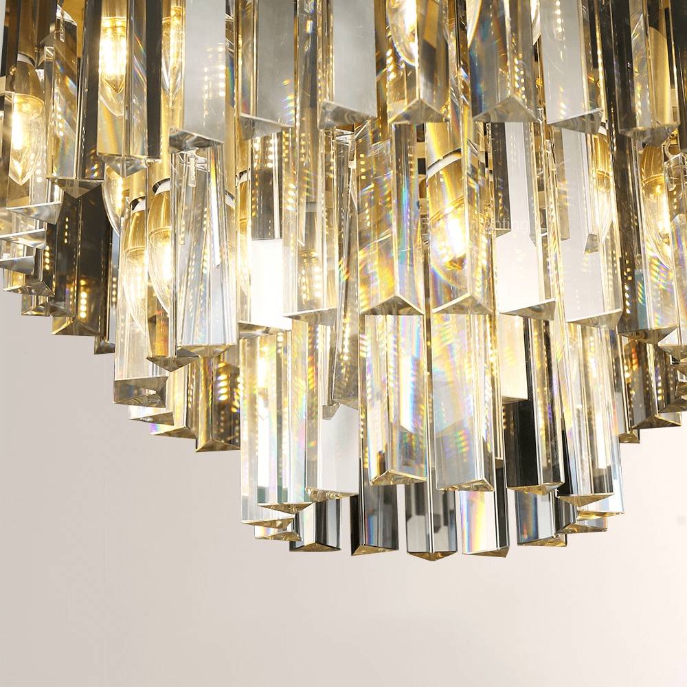 Velmado 1920s-Style Round Chandelier - XYlight
