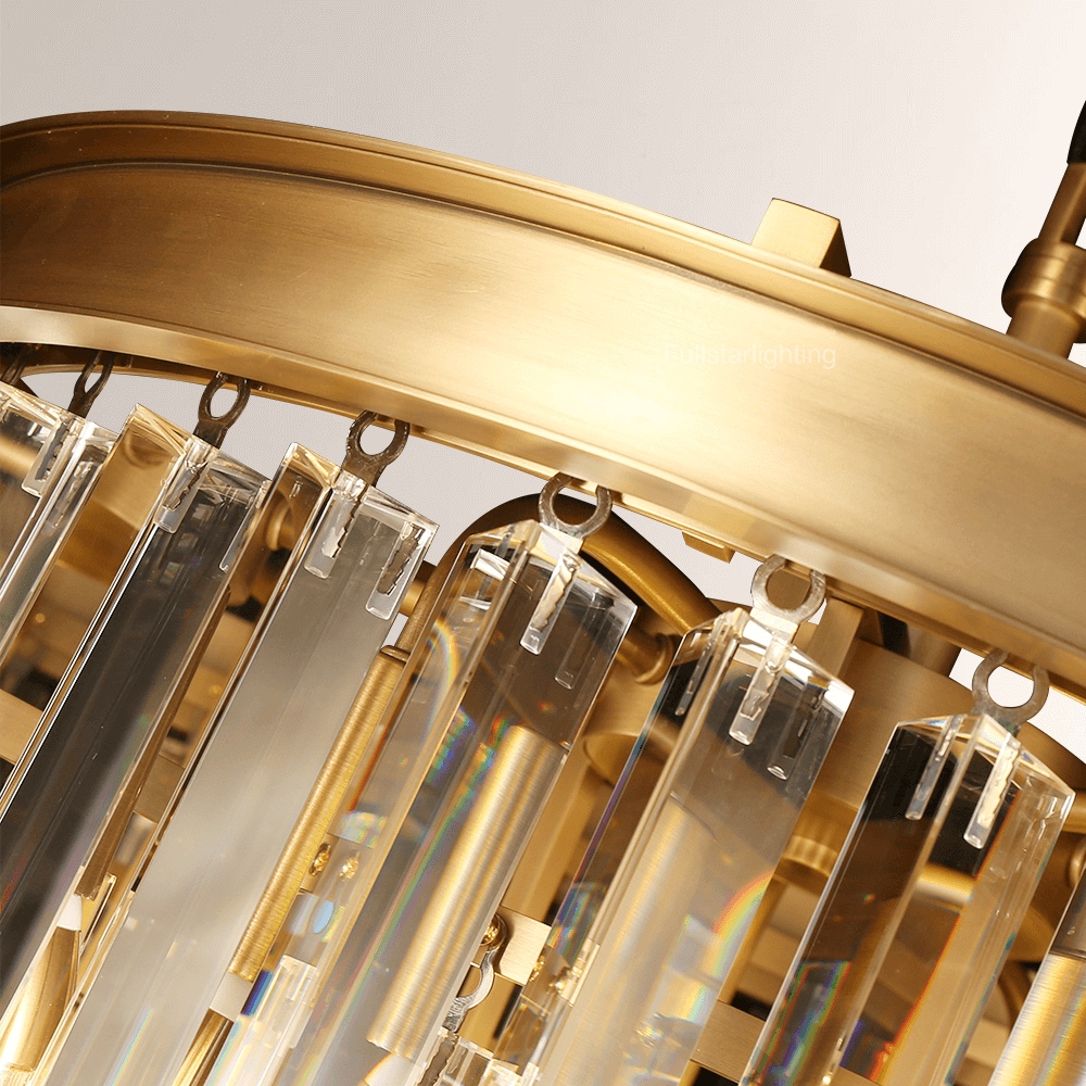 Velmado 1920s-Style Round Chandelier - XYlight