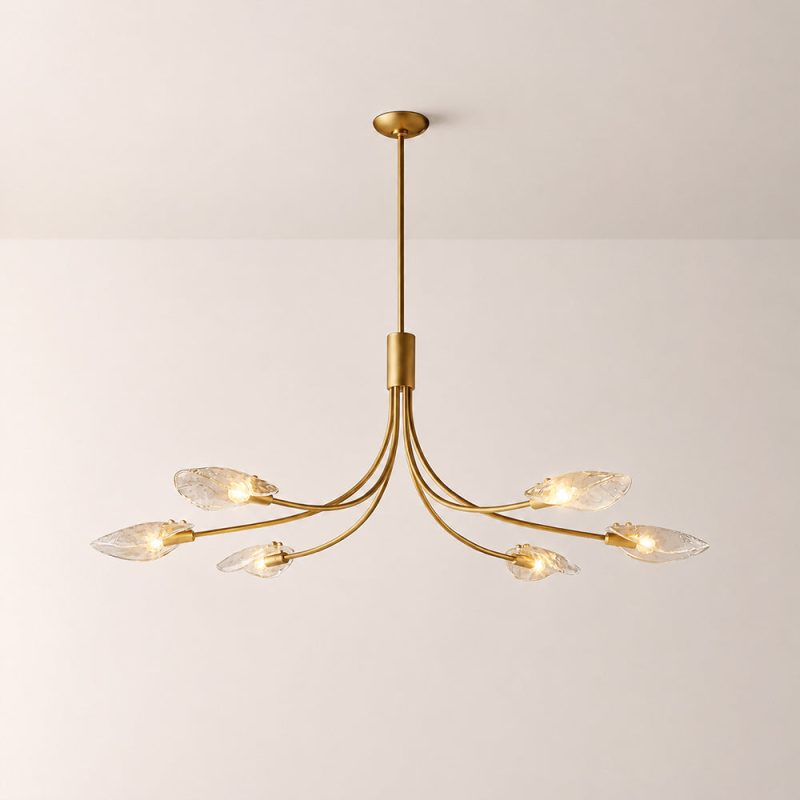 Velmavere Clear Glass Linear Chandelier