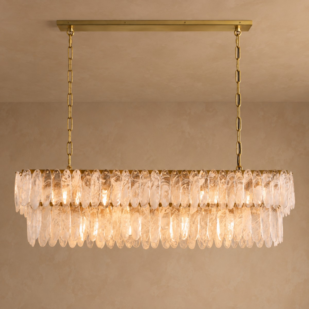 Verna 2-Tier Linear Chandelier - XYlight