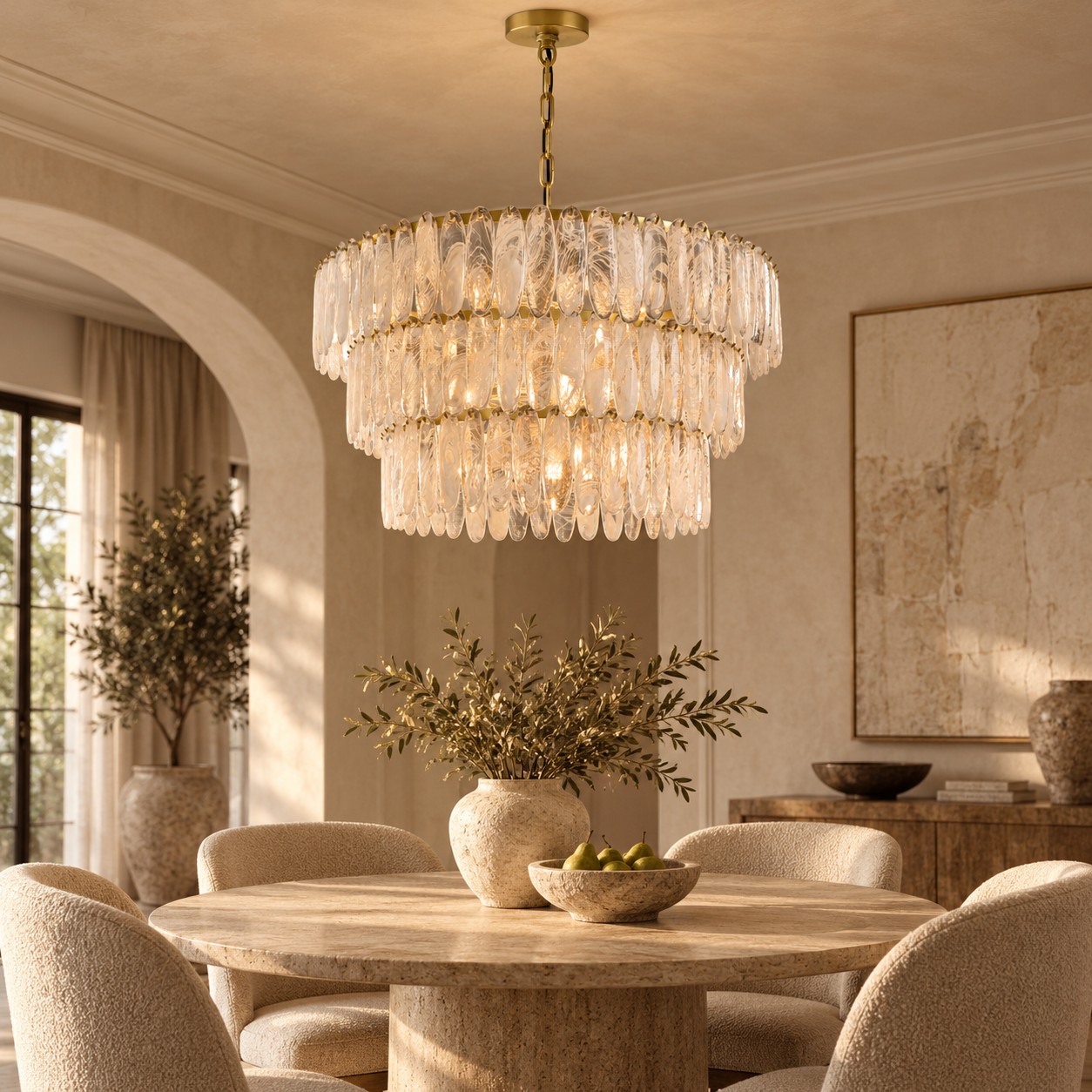 Verna 3-Tier Round Chandelier - XYlight
