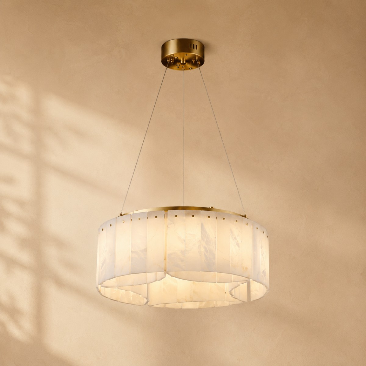 Villar Alabaster Round Chandelier - XYlight