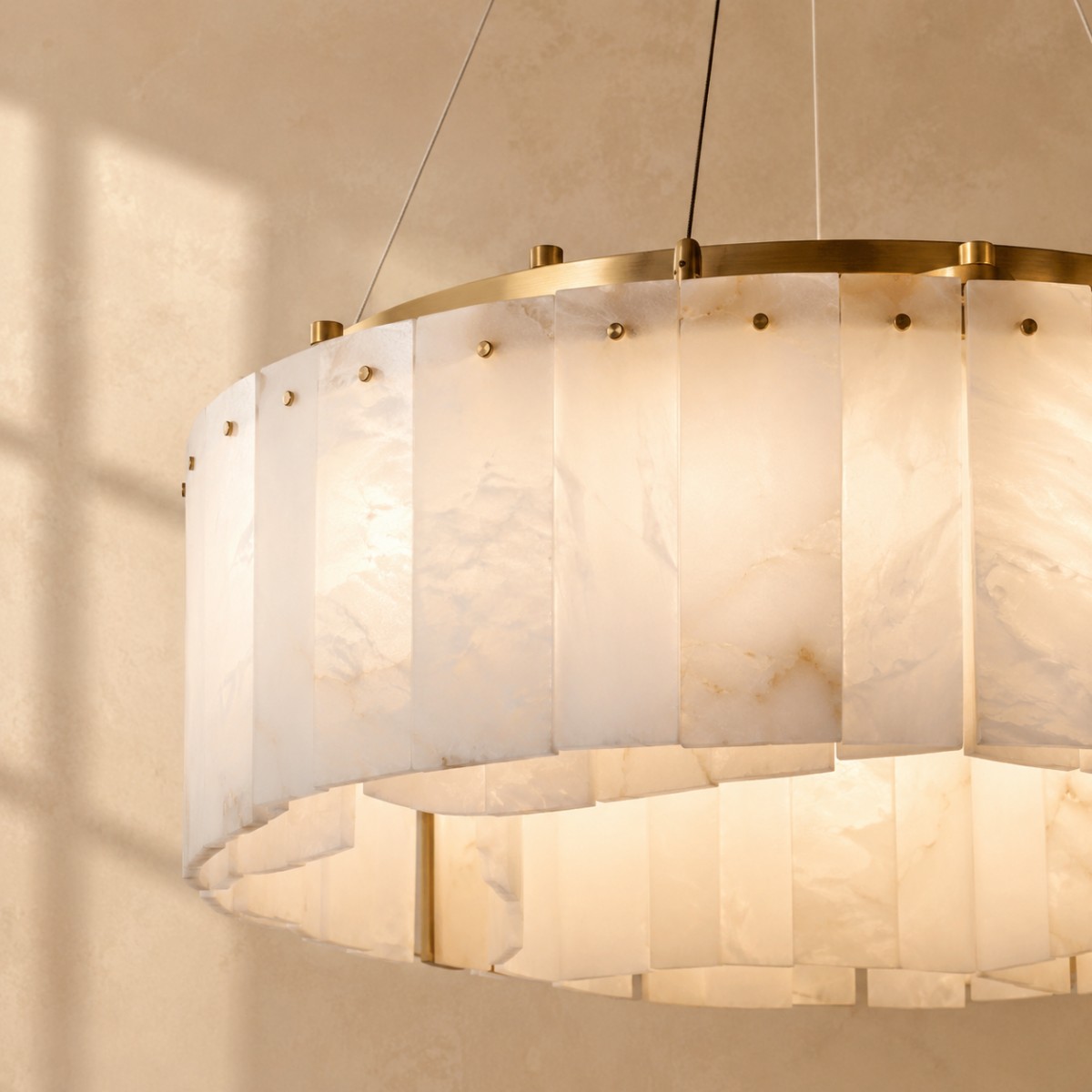 Villar Alabaster Round Chandelier - XYlight