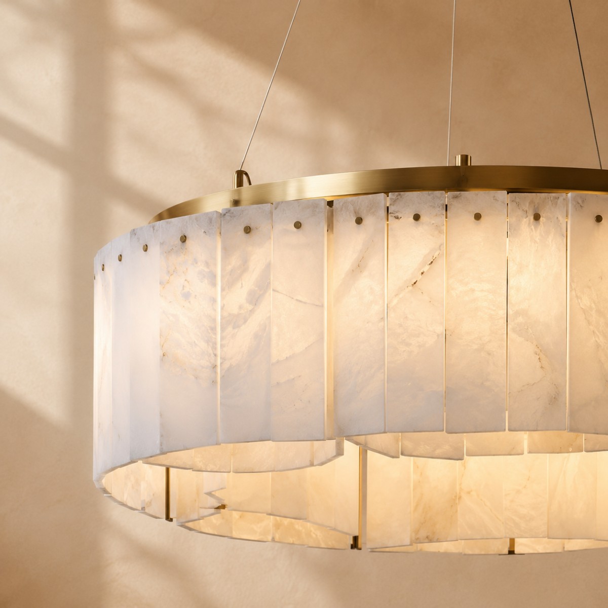 Villar Alabaster Round Chandelier - XYlight