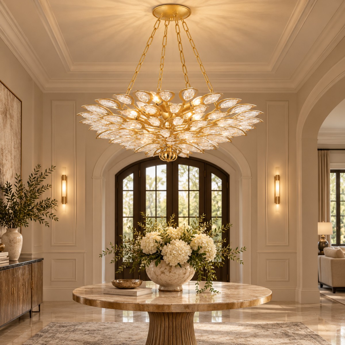 Vittoria Transparent Functional Design Chandelier - XYlight