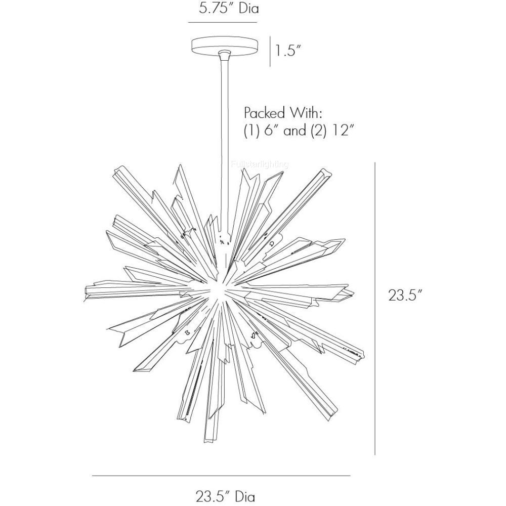 Waldorlf Small Chandelier - XYlight