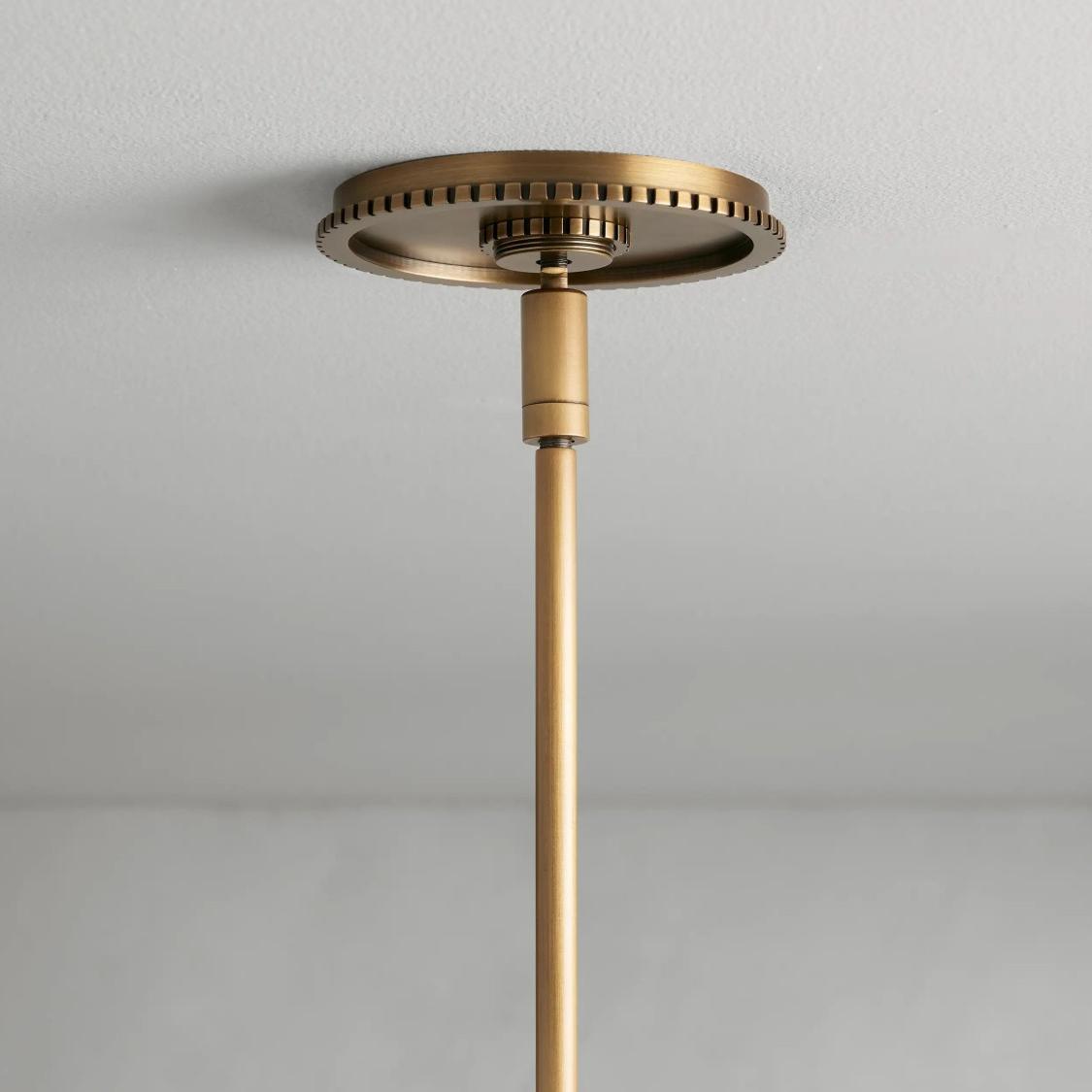 Wescott Globe Pendant with Rod - XYlight