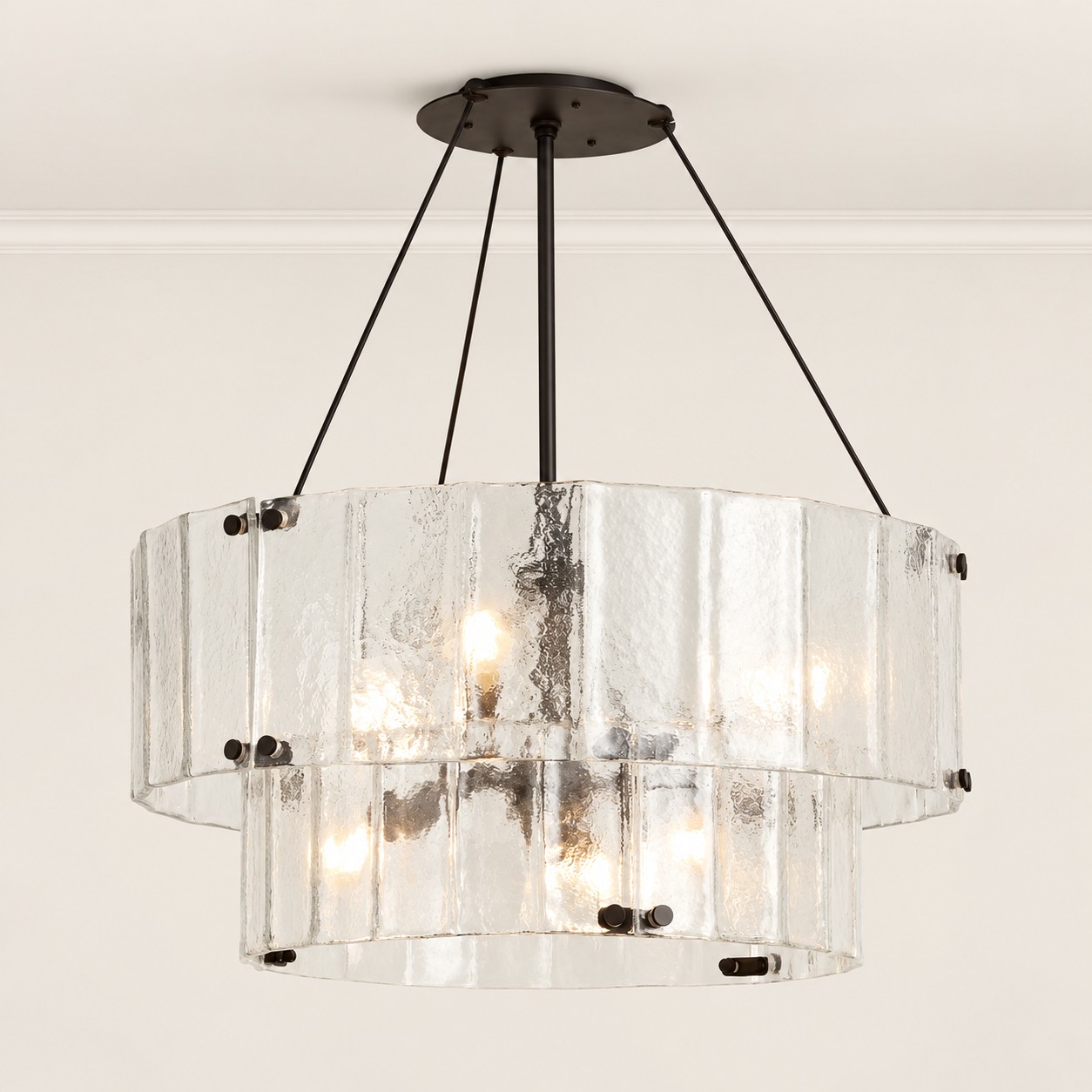 Willam 2 Tier Crystal Chandelier - XYlight