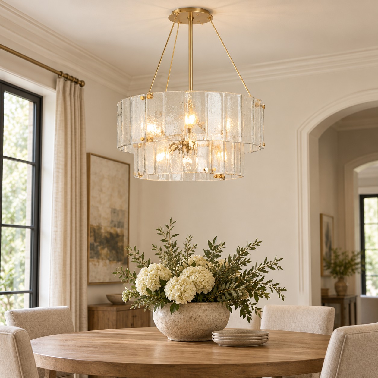 Willam 2 Tier Crystal Chandelier - XYlight