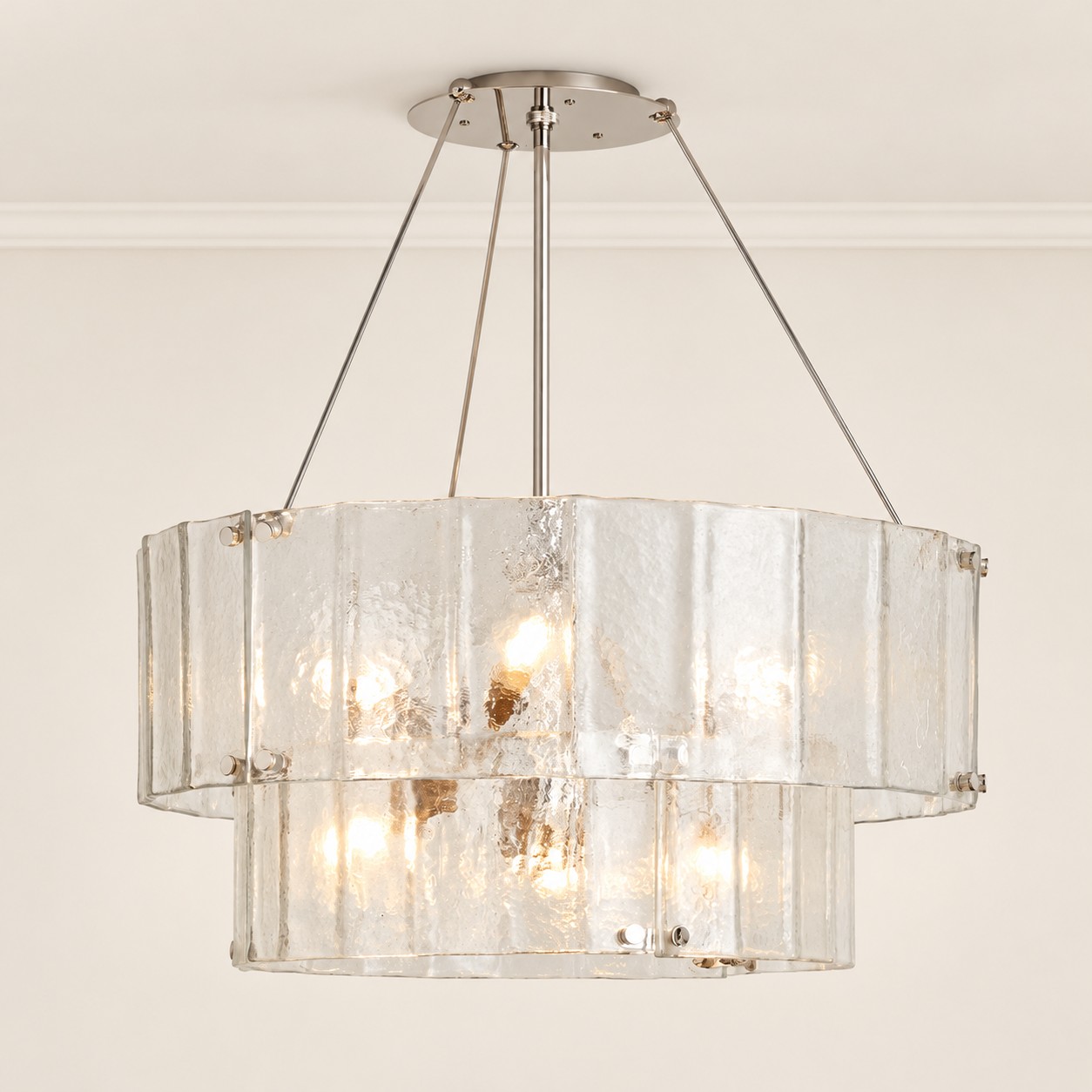 Willam 2 Tier Crystal Chandelier - XYlight