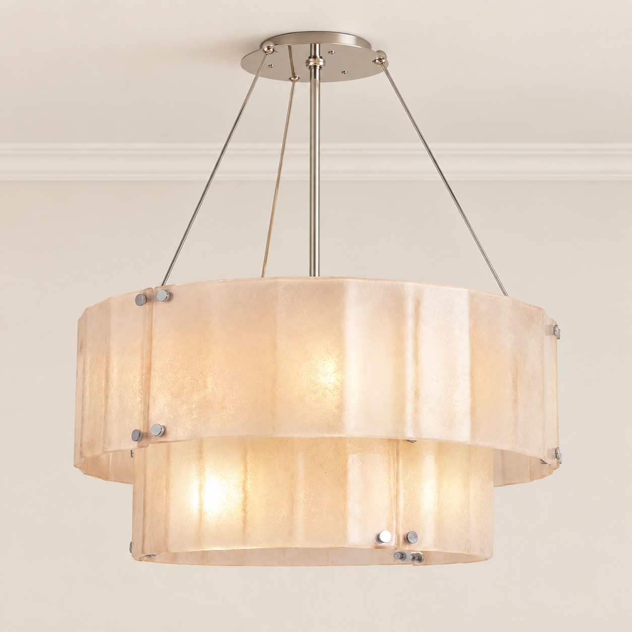 Willam 2 Tier Crystal Chandelier - XYlight